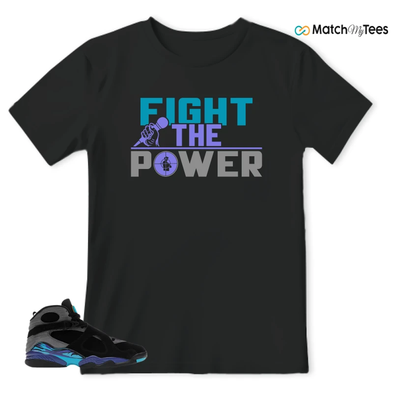 NIKE AIR JORDAN 8 AQUA SNEAKER Matching Tees t-shirt