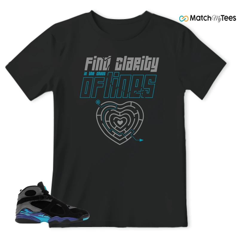 NIKE AIR JORDAN 8 AQUA SNEAKER Matching Tees t-shirt