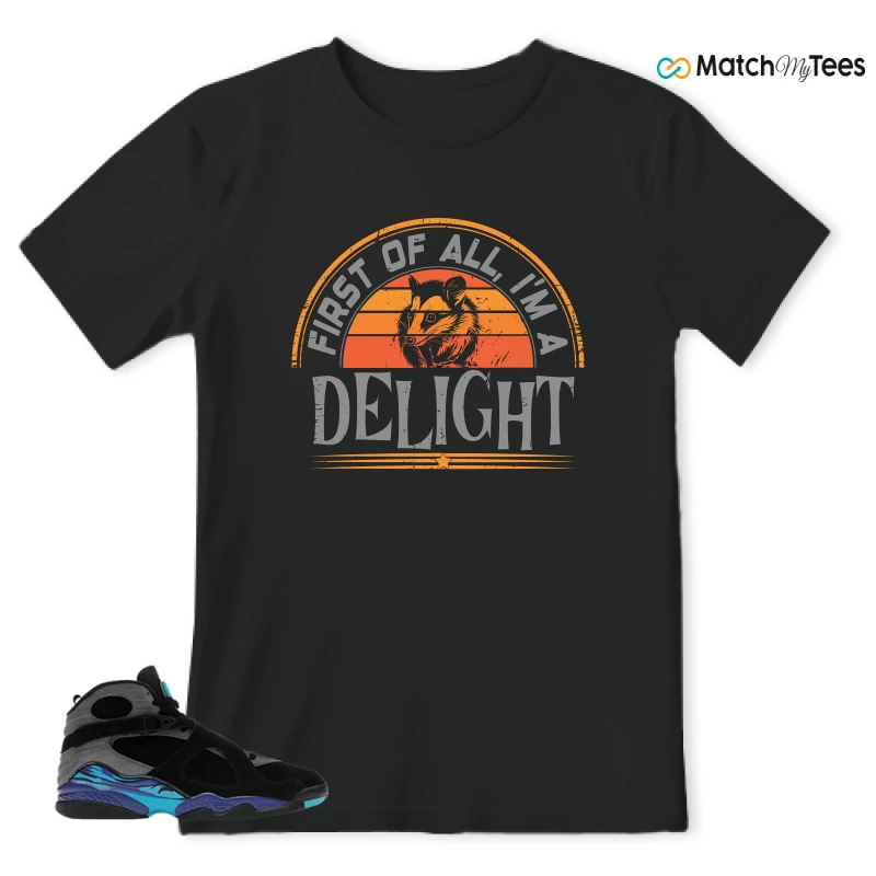 NIKE AIR JORDAN 8 AQUA SNEAKER Matching Tees t-shirt