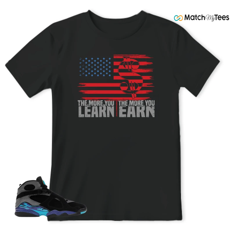 NIKE AIR JORDAN 8 AQUA SNEAKER Matching Tees t-shirt