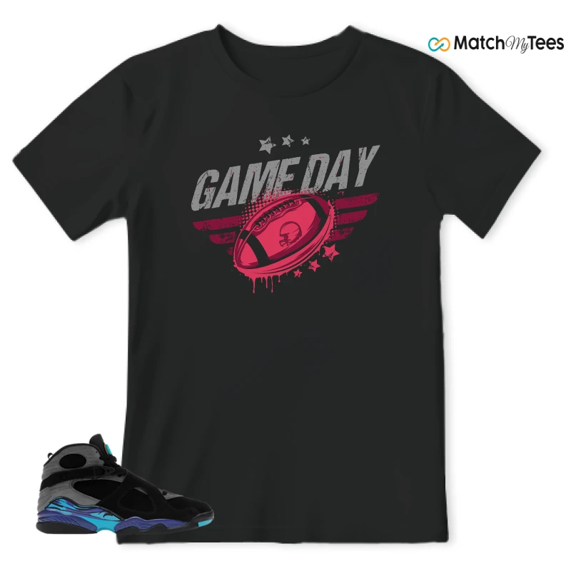 NIKE AIR JORDAN 8 AQUA SNEAKER Matching Tees t-shirt
