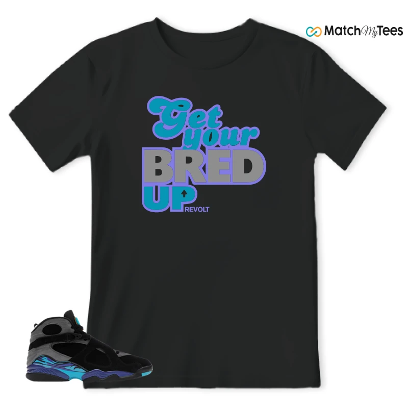 NIKE AIR JORDAN 8 AQUA SNEAKER Matching Tees t-shirt