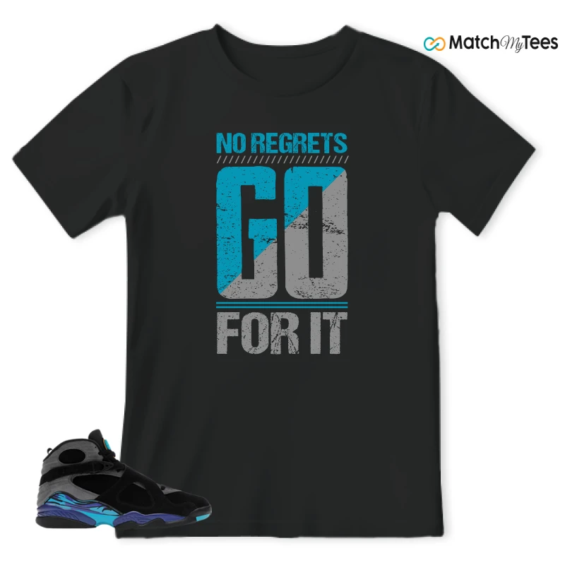 NIKE AIR JORDAN 8 AQUA SNEAKER Matching Tees t-shirt