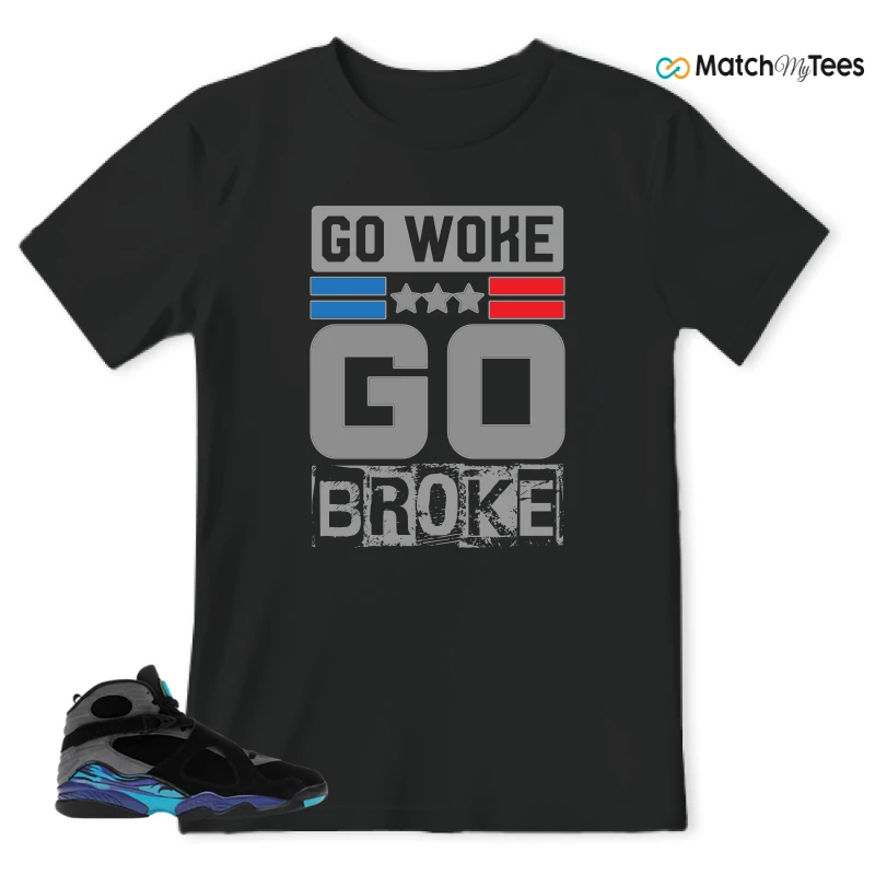 NIKE AIR JORDAN 8 AQUA SNEAKER Matching Tees t-shirt