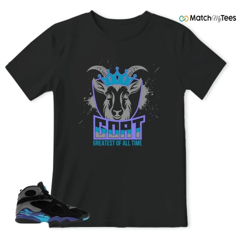 NIKE AIR JORDAN 8 AQUA SNEAKER Matching Tees t-shirt