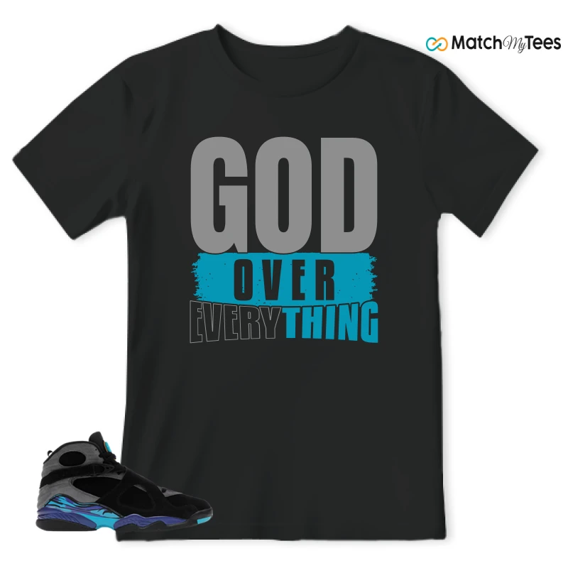 NIKE AIR JORDAN 8 AQUA SNEAKER Matching Tees t-shirt