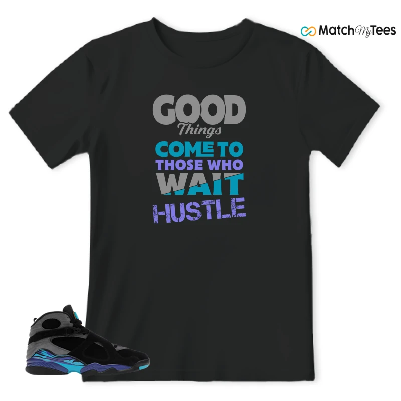 NIKE AIR JORDAN 8 AQUA SNEAKER Matching Tees t-shirt
