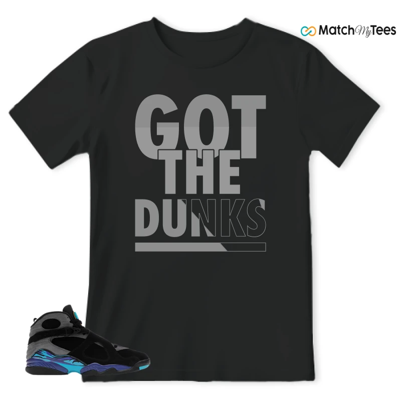 NIKE AIR JORDAN 8 AQUA SNEAKER Matching Tees t-shirt