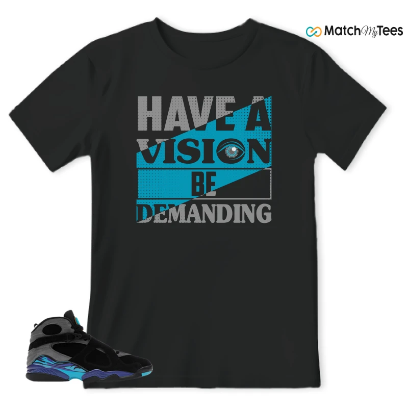 NIKE AIR JORDAN 8 AQUA SNEAKER Matching Tees t-shirt