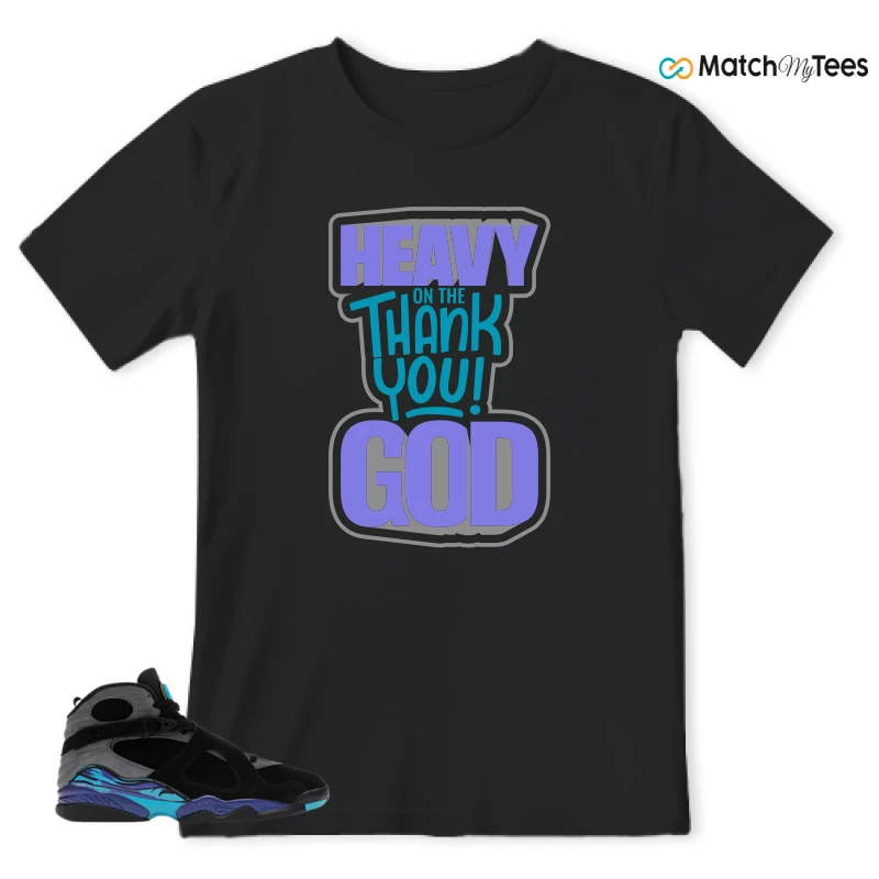 NIKE AIR JORDAN 8 AQUA SNEAKER Matching Tees t-shirt
