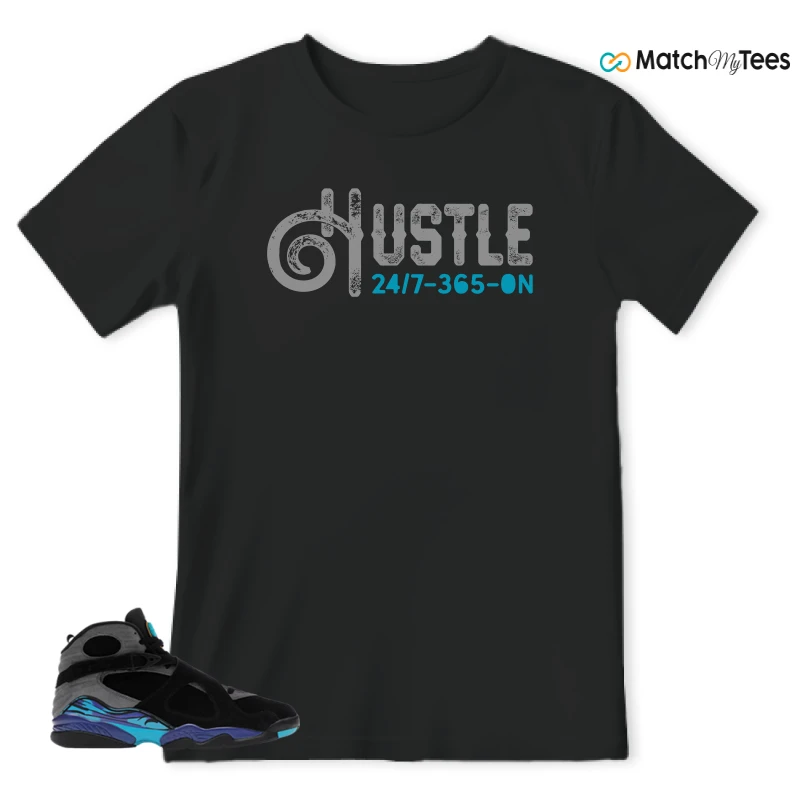 NIKE AIR JORDAN 8 AQUA SNEAKER Matching Tees t-shirt
