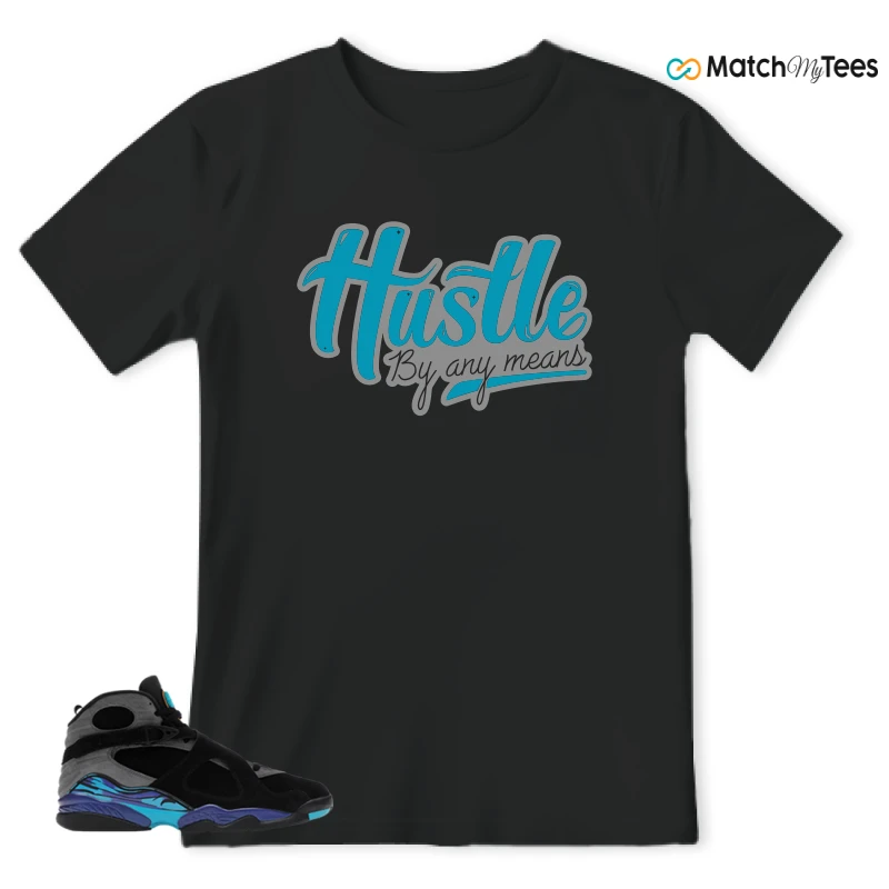 NIKE AIR JORDAN 8 AQUA SNEAKER Matching Tees t-shirt