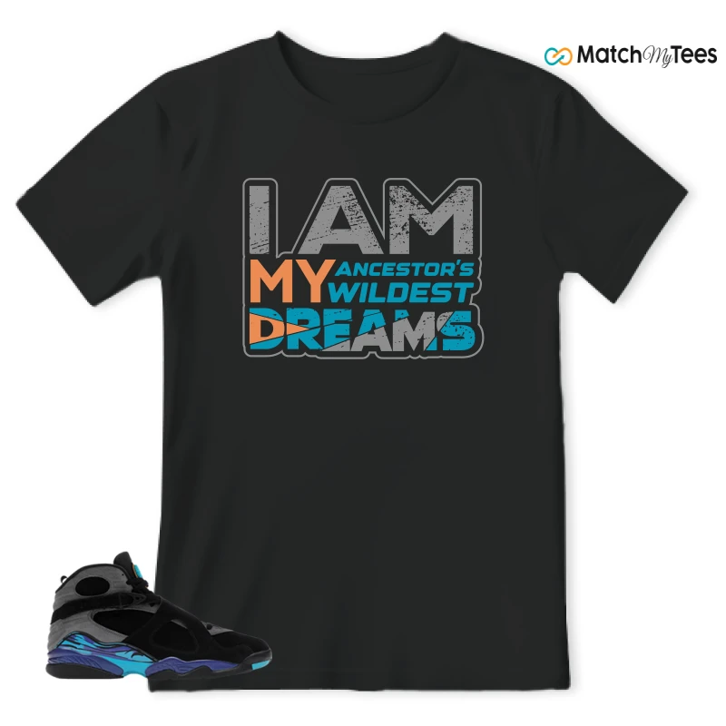 NIKE AIR JORDAN 8 AQUA SNEAKER Matching Tees t-shirt