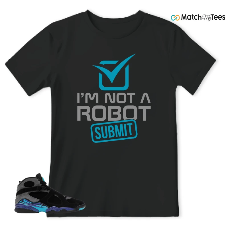 NIKE AIR JORDAN 8 AQUA SNEAKER Matching Tees t-shirt