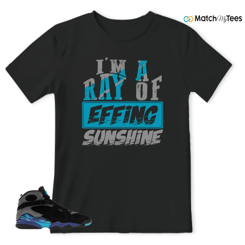 NIKE AIR JORDAN 8 AQUA SNEAKER Matching Tees t-shirt