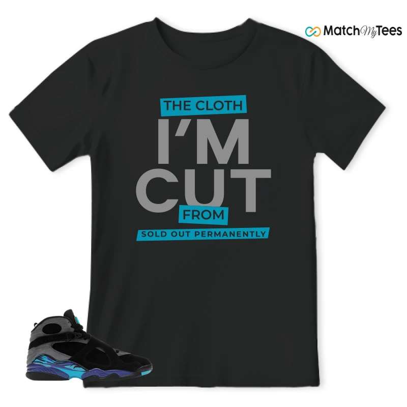 NIKE AIR JORDAN 8 AQUA SNEAKER Matching Tees t-shirt