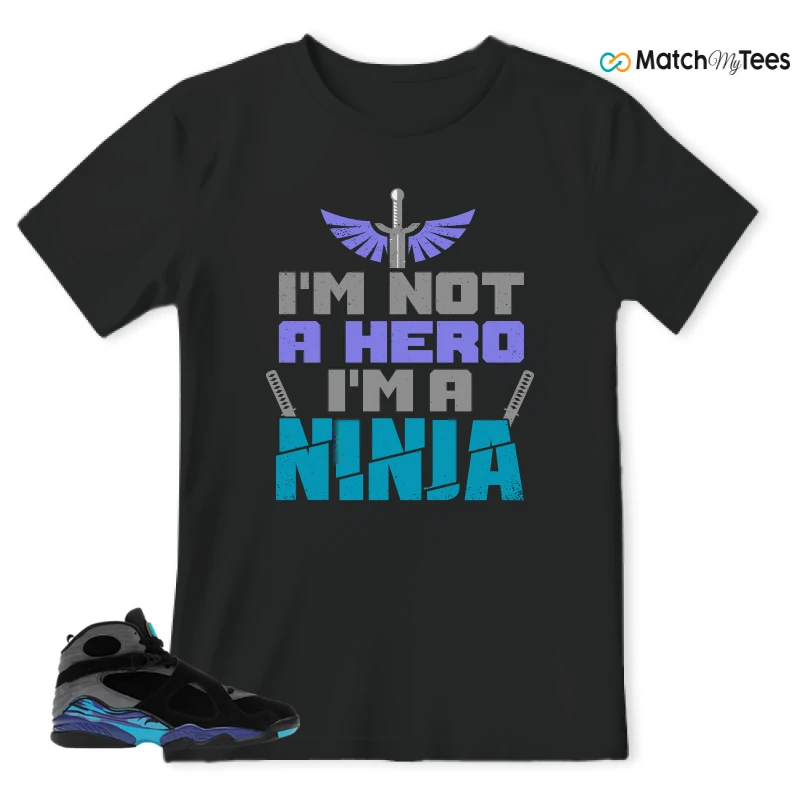 NIKE AIR JORDAN 8 AQUA SNEAKER Matching Tees t-shirt