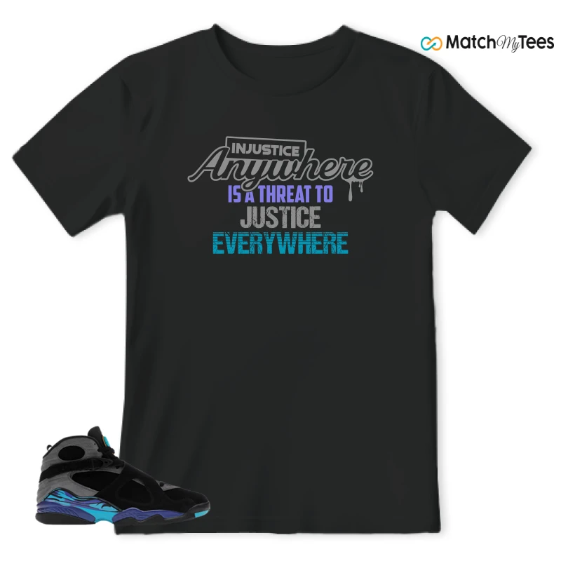 NIKE AIR JORDAN 8 AQUA SNEAKER Matching Tees t-shirt