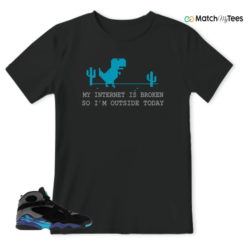 NIKE AIR JORDAN 8 AQUA SNEAKER Matching Tees t-shirt