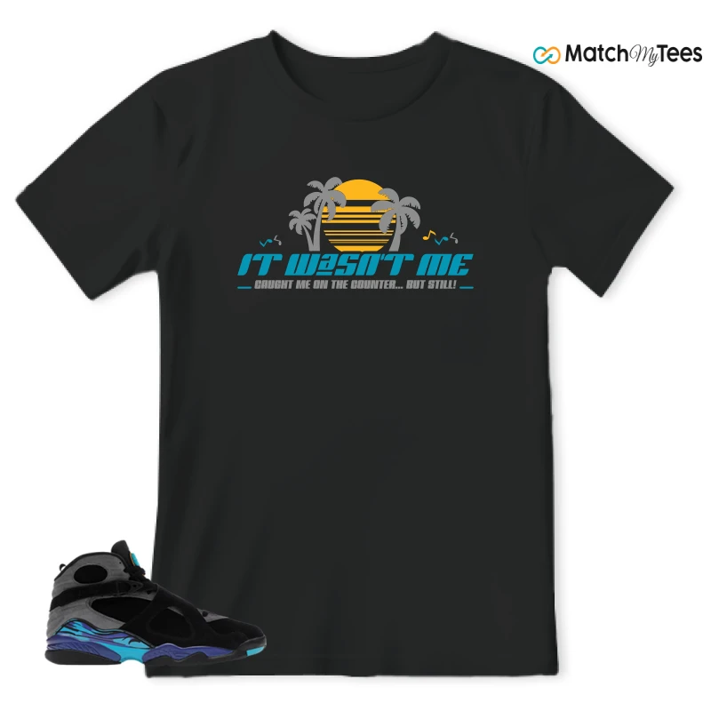 NIKE AIR JORDAN 8 AQUA SNEAKER Matching Tees t-shirt