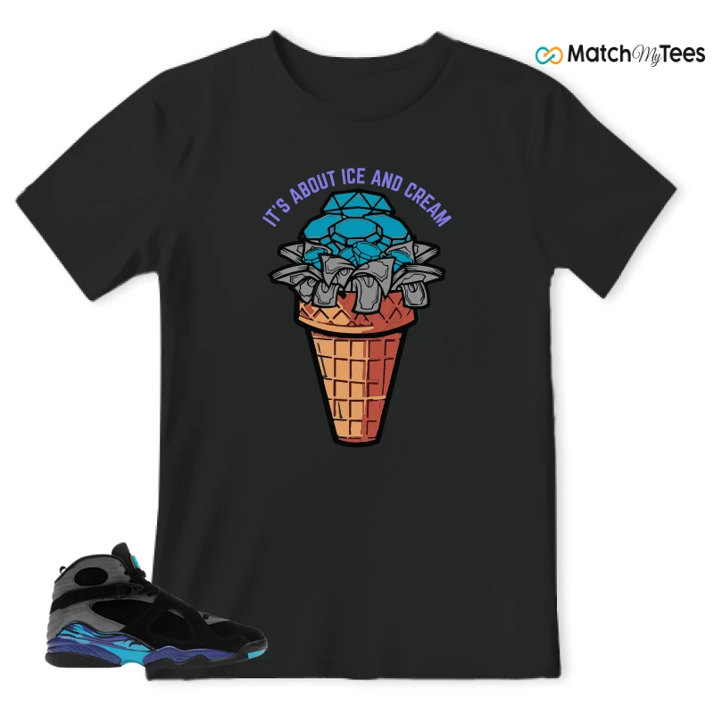 NIKE AIR JORDAN 8 AQUA SNEAKER Matching Tees t-shirt