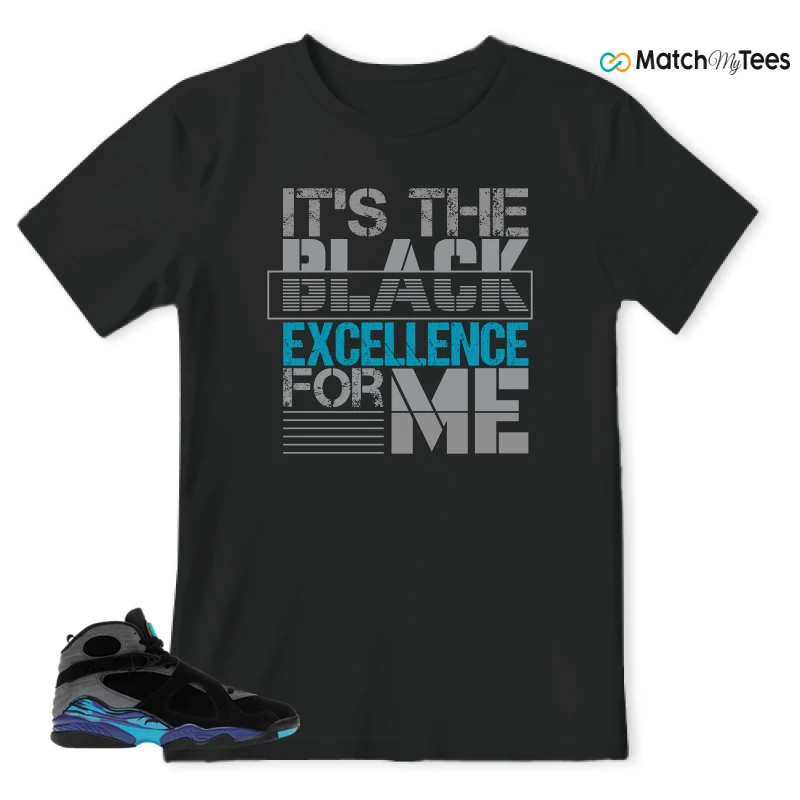 NIKE AIR JORDAN 8 AQUA SNEAKER Matching Tees t-shirt