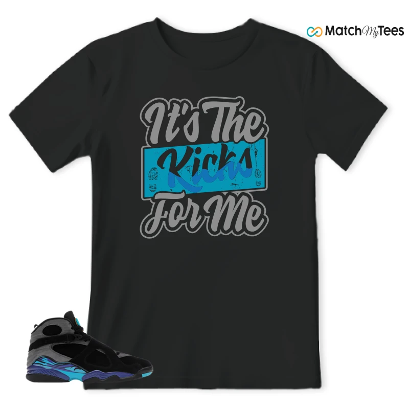 NIKE AIR JORDAN 8 AQUA SNEAKER Matching Tees t-shirt