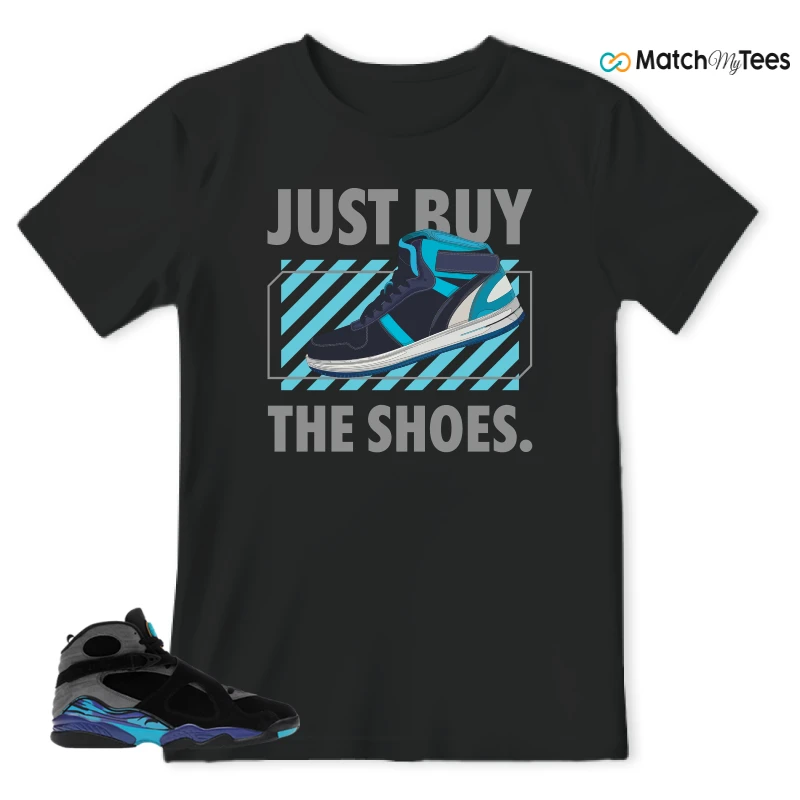 NIKE AIR JORDAN 8 AQUA SNEAKER Matching Tees t-shirt