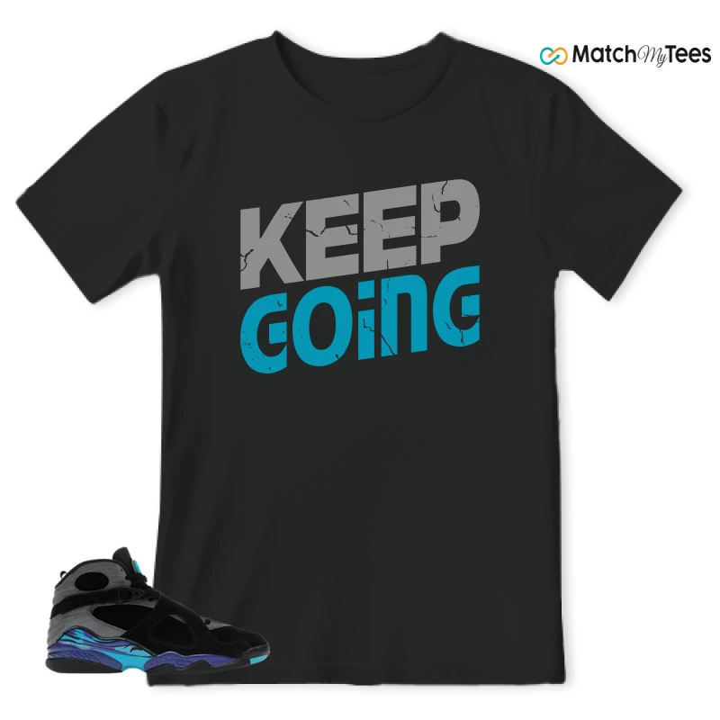 NIKE AIR JORDAN 8 AQUA SNEAKER Matching Tees t-shirt