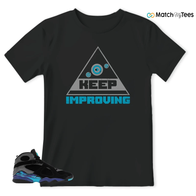 NIKE AIR JORDAN 8 AQUA SNEAKER Matching Tees t-shirt