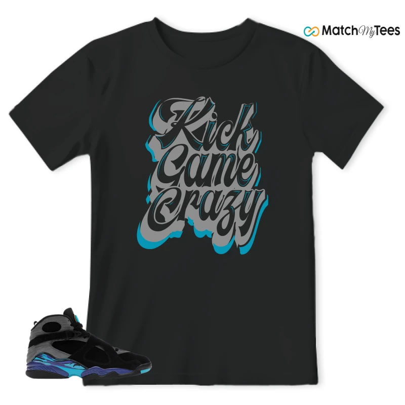 NIKE AIR JORDAN 8 AQUA SNEAKER Matching Tees t-shirt