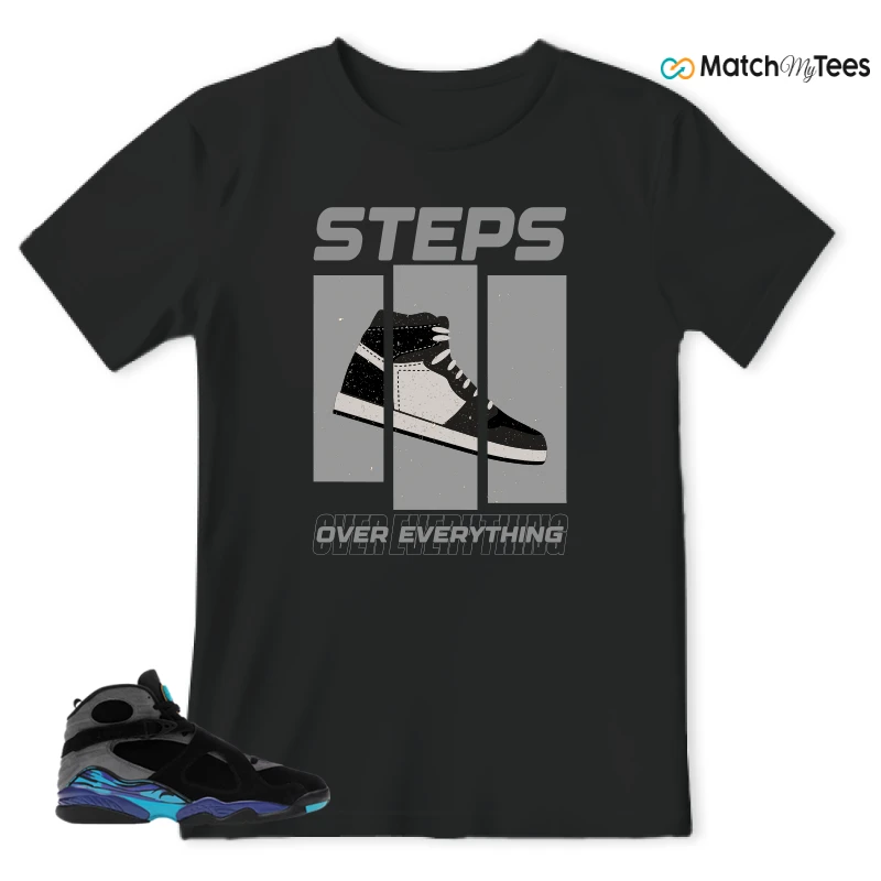 NIKE AIR JORDAN 8 AQUA SNEAKER Matching Tees t-shirt