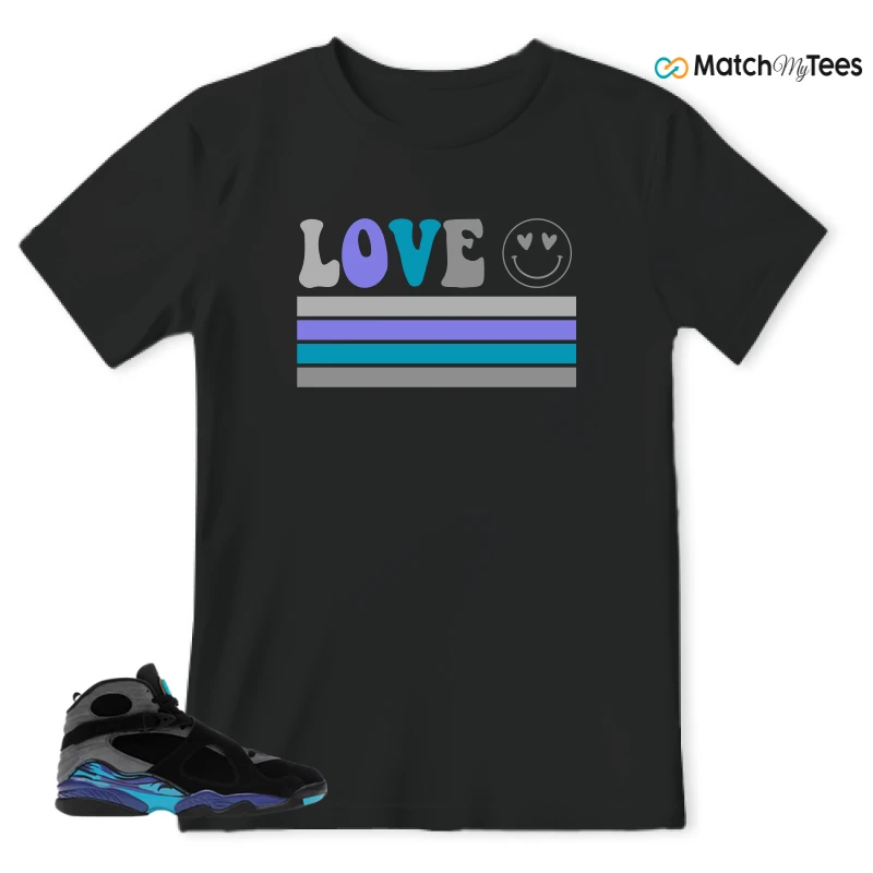 NIKE AIR JORDAN 8 AQUA SNEAKER Matching Tees t-shirt