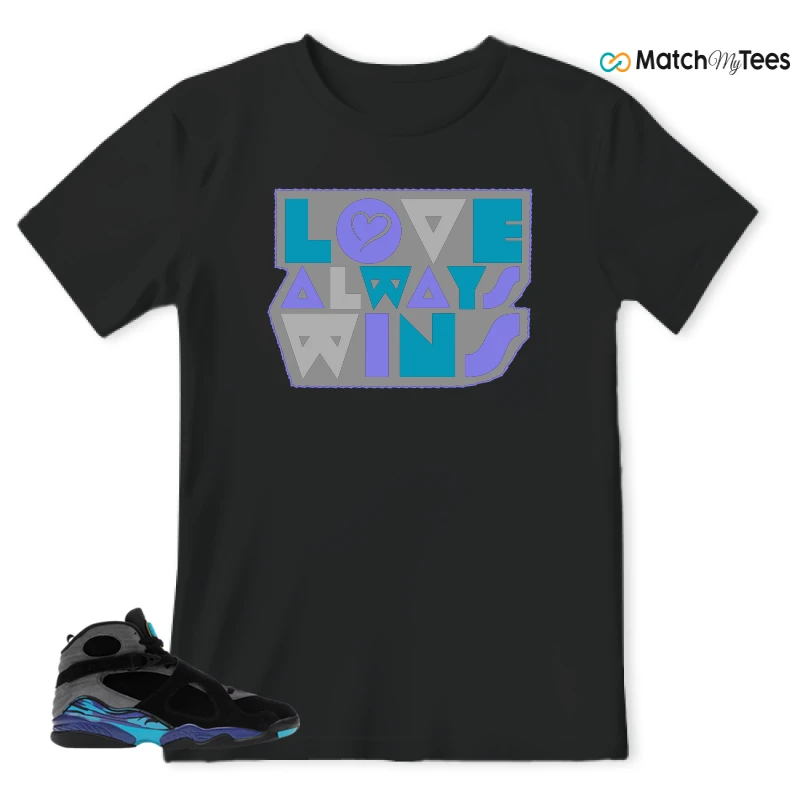 NIKE AIR JORDAN 8 AQUA SNEAKER Matching Tees t-shirt