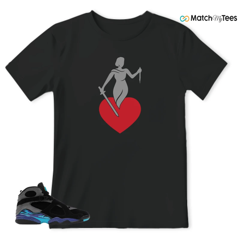 NIKE AIR JORDAN 8 AQUA SNEAKER Matching Tees t-shirt