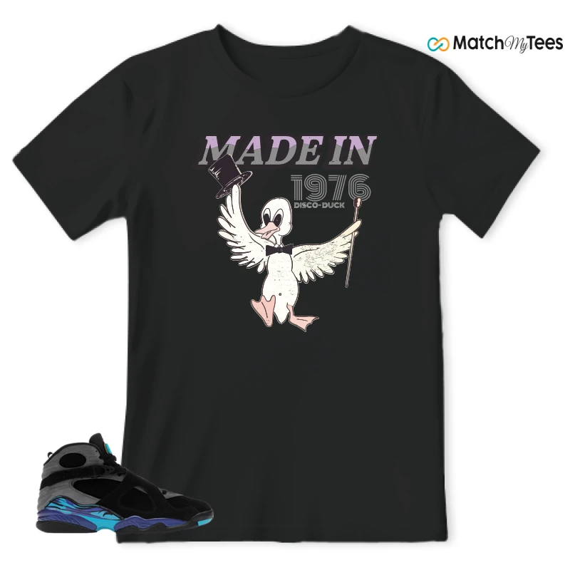 NIKE AIR JORDAN 8 AQUA SNEAKER Matching Tees t-shirt