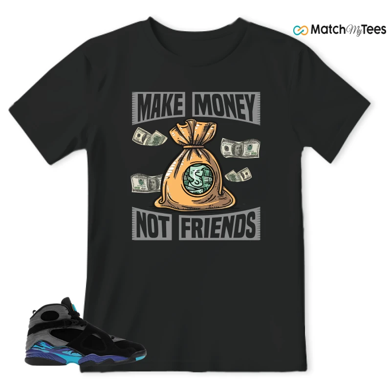 NIKE AIR JORDAN 8 AQUA SNEAKER Matching Tees t-shirt