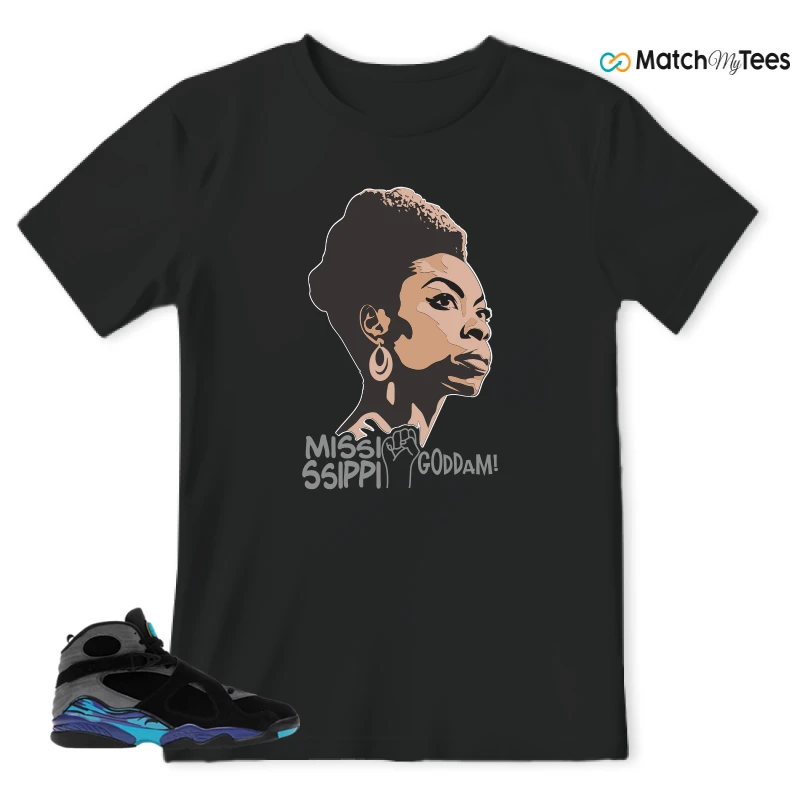 NIKE AIR JORDAN 8 AQUA SNEAKER Matching Tees t-shirt
