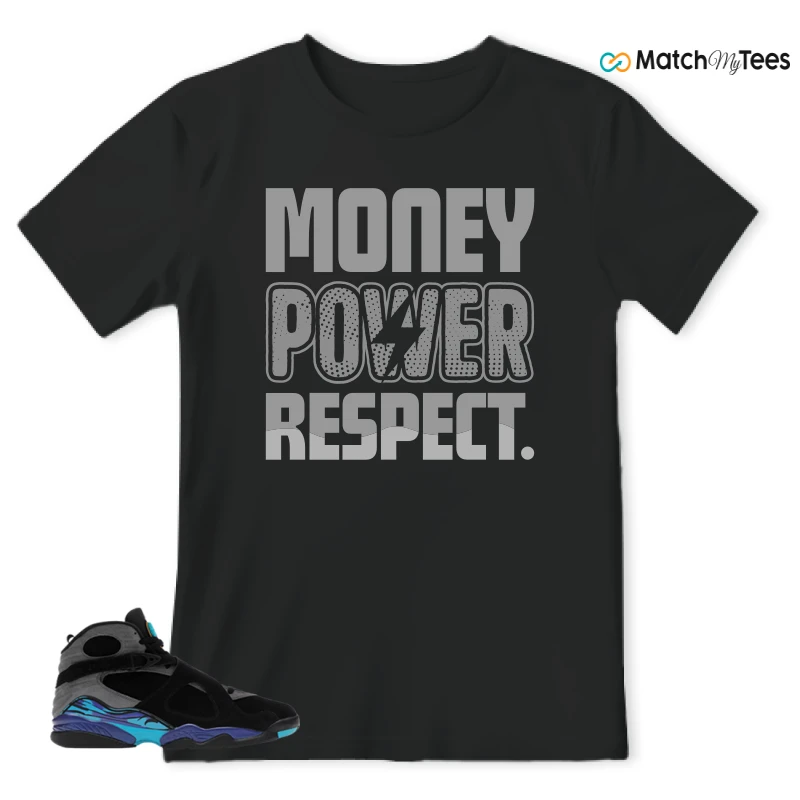 NIKE AIR JORDAN 8 AQUA SNEAKER Matching Tees t-shirt
