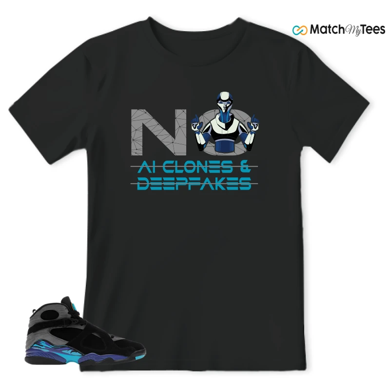 NIKE AIR JORDAN 8 AQUA SNEAKER Matching Tees t-shirt