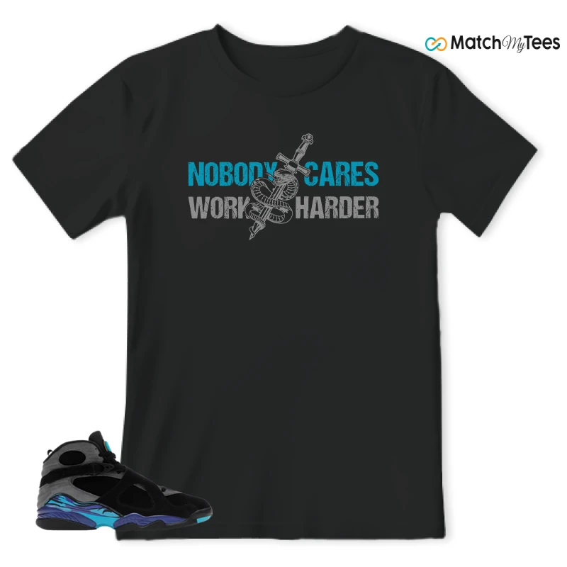 NIKE AIR JORDAN 8 AQUA SNEAKER Matching Tees t-shirt
