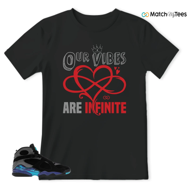 NIKE AIR JORDAN 8 AQUA SNEAKER Matching Tees t-shirt
