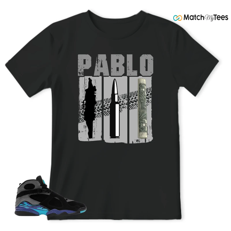 NIKE AIR JORDAN 8 AQUA SNEAKER Matching Tees t-shirt