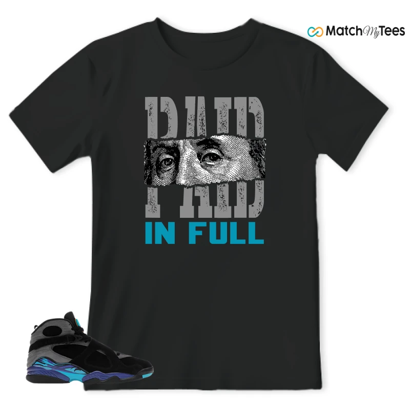 NIKE AIR JORDAN 8 AQUA SNEAKER Matching Tees t-shirt