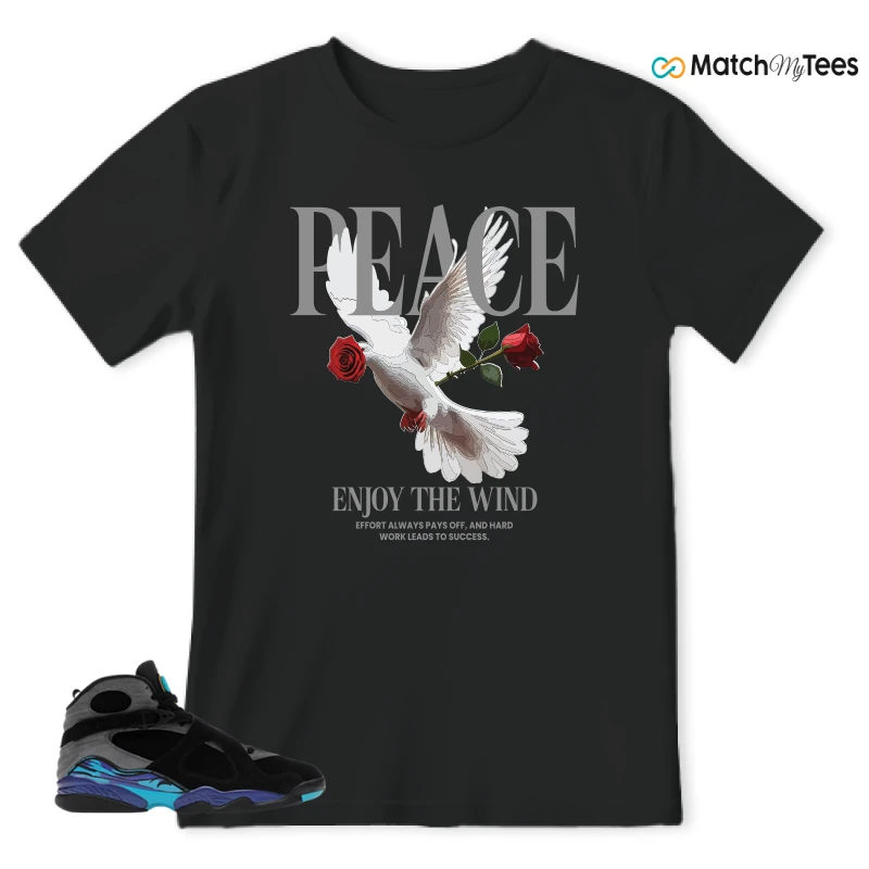 NIKE AIR JORDAN 8 AQUA SNEAKER Matching Tees t-shirt