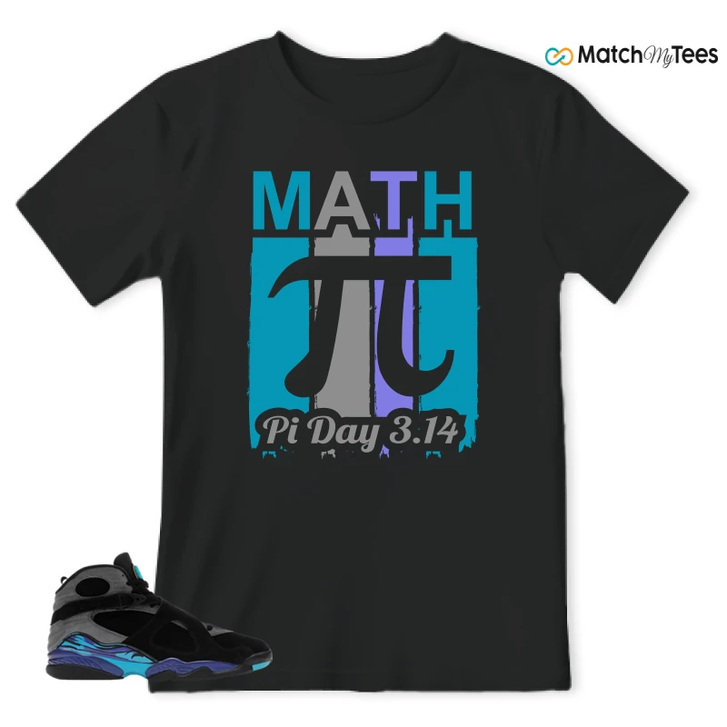 NIKE AIR JORDAN 8 AQUA SNEAKER Matching Tees t-shirt
