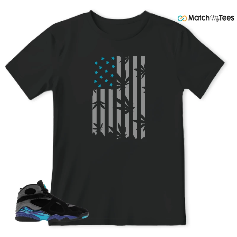 NIKE AIR JORDAN 8 AQUA SNEAKER Matching Tees t-shirt