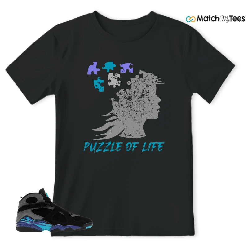NIKE AIR JORDAN 8 AQUA SNEAKER Matching Tees t-shirt