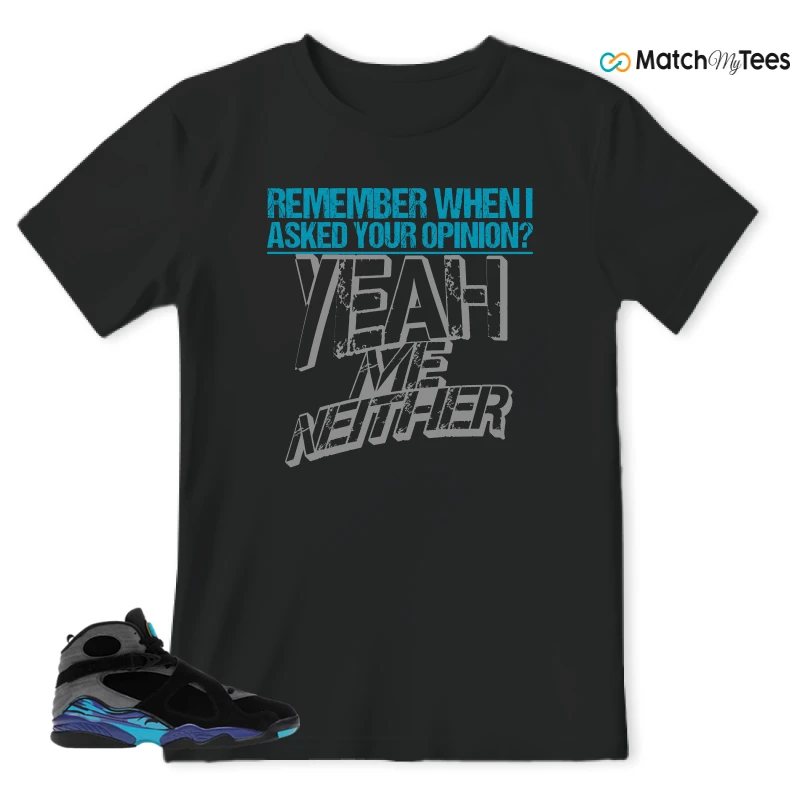 NIKE AIR JORDAN 8 AQUA SNEAKER Matching Tees t-shirt