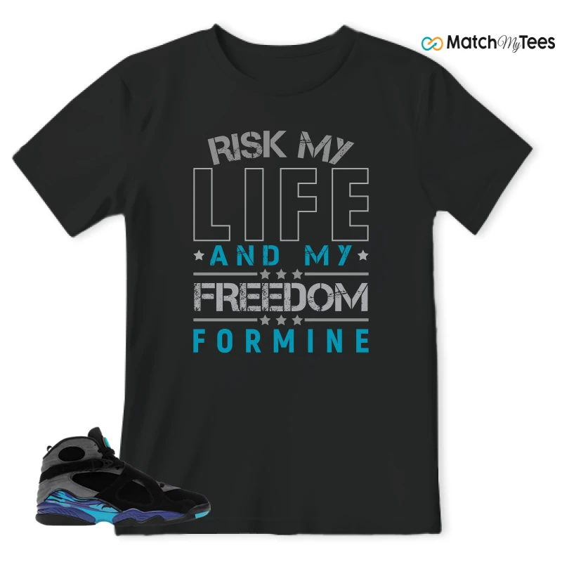 NIKE AIR JORDAN 8 AQUA SNEAKER Matching Tees t-shirt